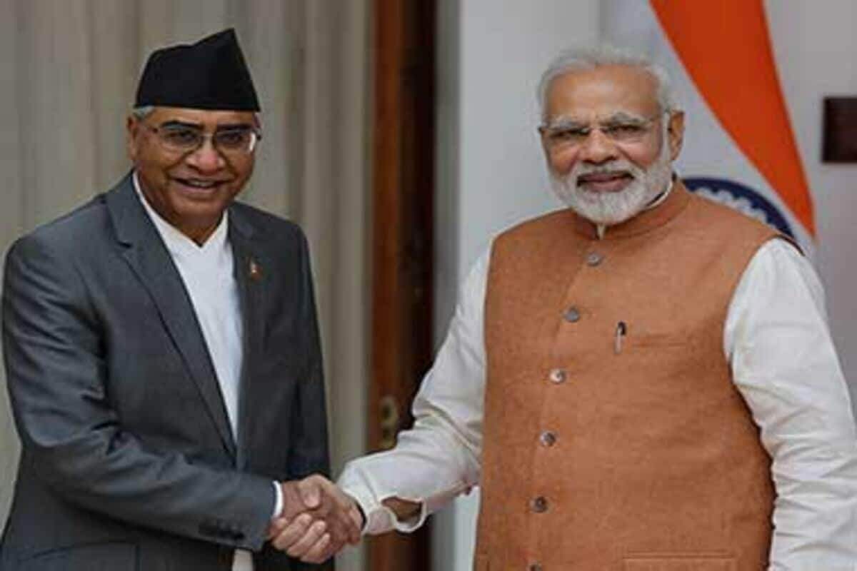 नेपाल के प्रधानमंत्री देउबा ने पद संभालने के कुछ ही दिनों बाद मोदी से की बातचीत